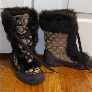 Coach winter boots